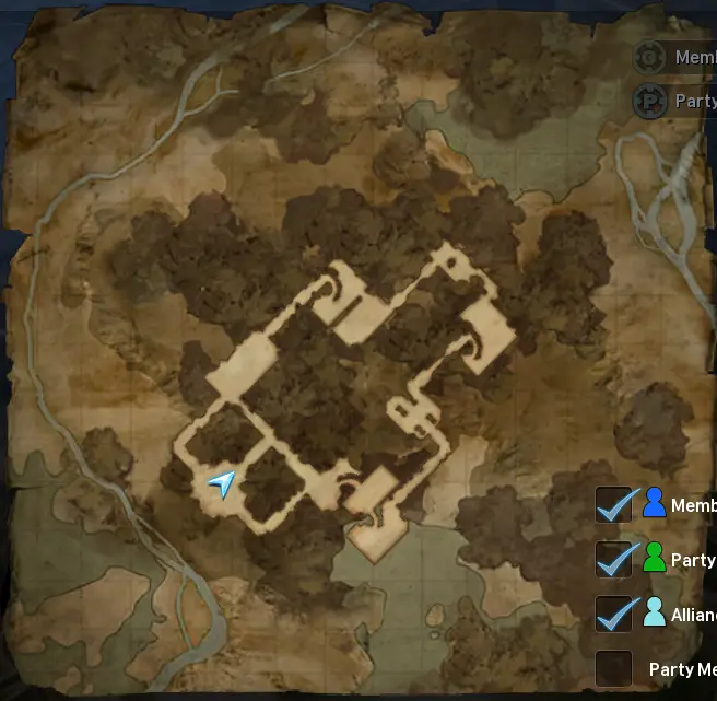 Hall of Greed map